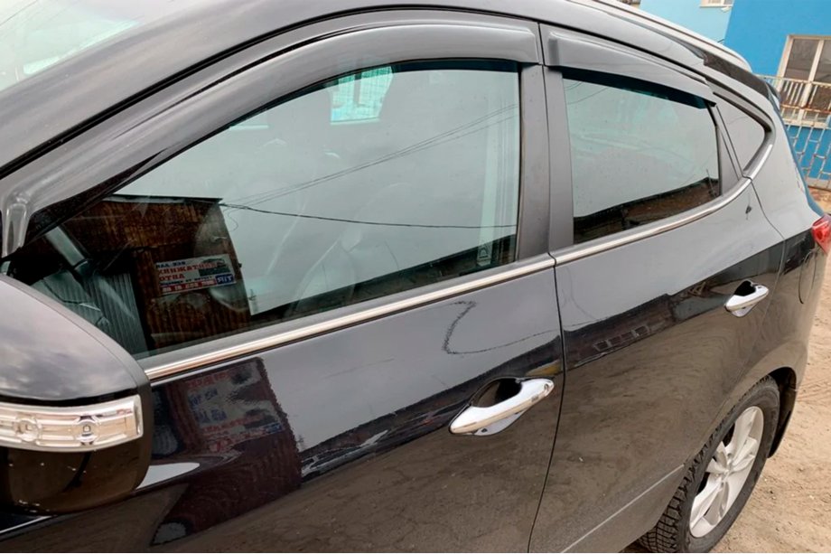 Hyundai IX-35 2010–2015 Ofuky oken (4 ks, HIC) Image
