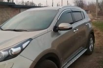 Kia Sportage 2015–2021 Okenní deflektory s chromovou lištou (4 ks, HIC) fotografie 3