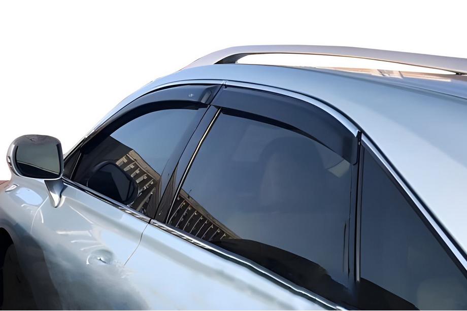 Lexus RX 2009–2015 Okenní deflektory s chromovanou lištou (4 ks, HIC) Image