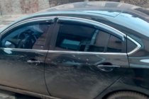 Mazda 6 2008–2012 Ofukovače oken s chromovou lištou SD (4 ks, HIC) fotografie 2