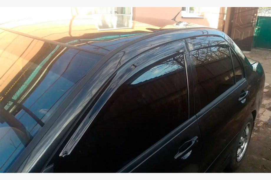 Mitsubishi Lancer 9 2004–2008 Deflektory oken SD (4 ks, HIC) Image