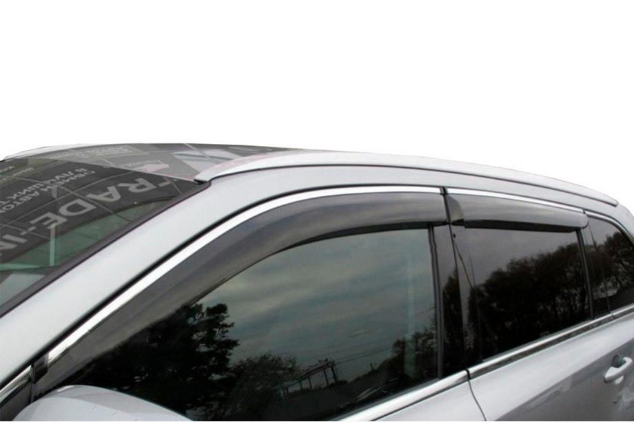 Nissan Juke 2010–2019 Okenní deflektory s chromovou lištou (4 ks, HIC) Image