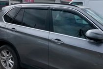 Nissan Qashqai 2014–2021 Okenní deflektory s chromovou lištou (4 ks, HIC) fotografie 10