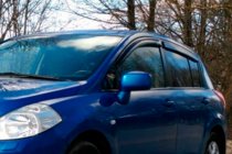 Nissan Tiida 2004–2011 Ofuky oken HB (4 ks, HIC) fotografie 6