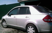 Nissan Tiida 2004–2011 Deflektory oken SD (4 ks, HIC) fotografie 1