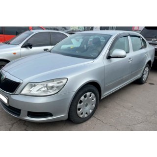 Deflektory oken LiftBack (4 ks, HIC) Skoda Octavia II A5 2006–2010 fotografie 2