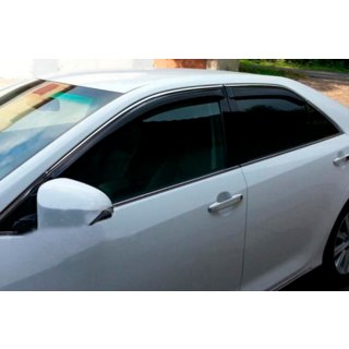 Ofukovače oken s chromovou lištou SD (4 ks, HIC) Toyota Avensis 2009–2018