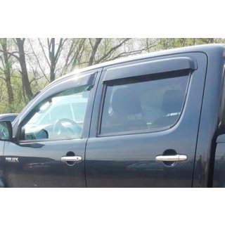 Ofuky oken (4 ks, HIC) Toyota Hilux 2006–2015 fotografie 2