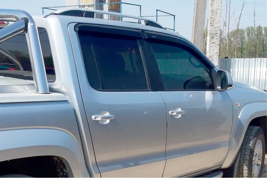 Volkswagen Amarok 2010–2022 Ofuky oken (4 ks, HIC) Image
