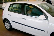 Volkswagen Polo 2010–2017 Ofuky oken HB (4 ks, HIC) fotografie 1