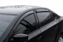 Volkswagen Polo 2010–2017 Deflektory oken SD (4 ks, HIC) fotografie 1