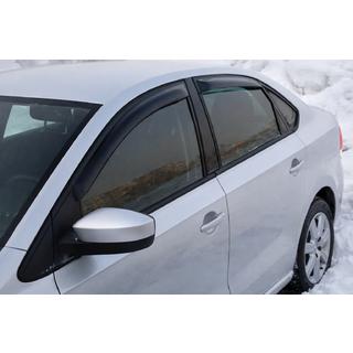 Deflektory oken SD (4 ks, HIC) Volkswagen Polo 2010–2017 fotografie 3