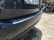 Mercedes B-class W246 2011–2018 Nerezová lišta na zadní nárazník Carmos fotografie 6