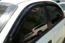 Chevrolet Lanos 1998–2017 Ofuky oken (4 ks, HIC) fotografie 10