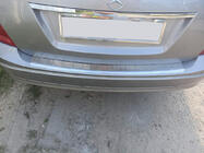 Mercedes C-class W204 2007–2015 Chromová lišta na zadní nárazník (SW, lesk, nerez) fotografie 1