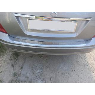 Chromová lišta na zadní nárazník (SW, lesk, nerez) Mercedes C-class W204 2007–2015 fotografie 1