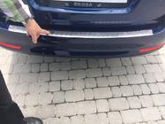 Mercedes E-Class W212 2009–2016 Nerezová lišta na zadní nárazník Carmos (SW) fotografie 2
