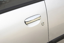 Mitsubishi Colt 2004–2012 Chromové kryty klik dveří (4 ks, nerez) fotografie 1