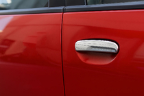 Mitsubishi Colt 2004–2012 Chromové kryty klik dveří (4 ks, nerez) fotografie 2