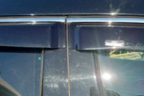 Hyundai Santa Fe 3 2012–2018 Okenní deflektory s chromovou lištou (4 ks, HIC) fotografie 5