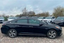 Hyundai Sonata LF 2014–2019 Okenní deflektory s chromovou lištou (4 ks, HIC) fotografie 1