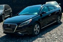 Hyundai Sonata LF 2014–2019 Okenní deflektory s chromovou lištou (4 ks, HIC) fotografie 5