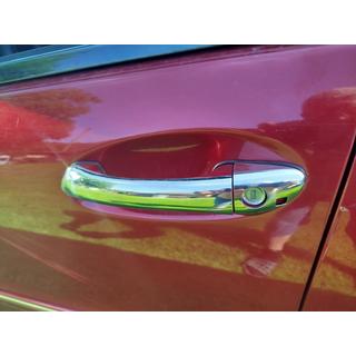 Chromové kryty klik dveří (4 ks, nerez) Mercedes C-Class W203 2000–2007 fotografie 1