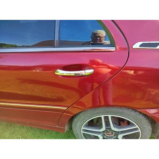 Chromové kryty klik dveří (4 ks, nerez) Mercedes C-Class W203 2000–2007 fotografie 3