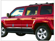Jeep Cherokee/Liberty 2007–2013 Lišty dveří (nerez) fotografie 1