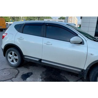 Ofuky oken (4 ks, HIC) Nissan Qashqai 2010–2014 fotografie 3