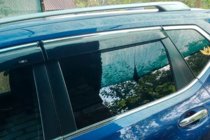 Nissan X-trail T32/Rogue 2014–2021 Okenní deflektory s chromovou lištou (4 ks, HIC) fotografie 3