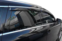 Skoda Superb 2009–2015 Ofukovače oken s chromovou lištou SD (4 ks, HIC) fotografie 1
