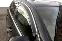 Volkswagen Passat B6 2006–2012 Ofuky oken s chromovou lištou SW (4 ks, HIC) fotografie 7
