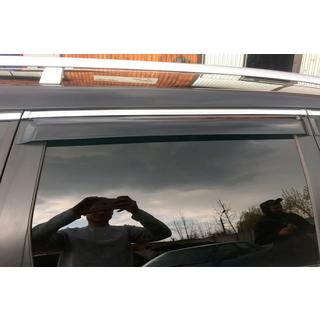 Ofuky oken s chromovou lištou SW (4 ks, HIC) fotografie 4