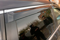 Volkswagen Passat B7 2012–2015 Okenní deflektory s chromovou lištou SW (4 ks, EU, HIC) fotografie 10