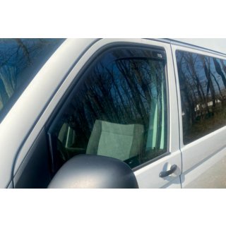 Okenní deflektory vkládací (2 ks, HIC) Volkswagen T5 Caravelle 2004–2010 fotografie 4