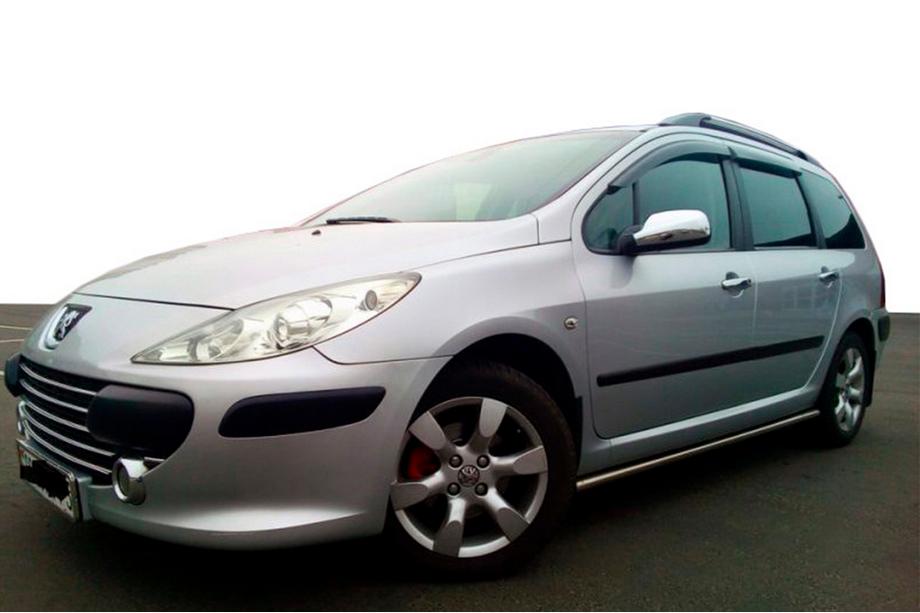 Peugeot 307 2001–2008 Okenní deflektory SW (4 ks, HIC) Image