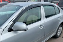 Skoda Octavia II A5 2010–2013 Deflektory oken LiftBack (4 ks, HIC) fotografie 6