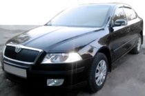 Skoda Octavia II A5 2010–2013 Deflektory oken LiftBack (4 ks, HIC) fotografie 1