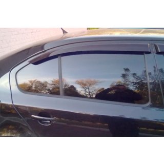 Deflektory oken LiftBack (4 ks, HIC) Skoda Octavia II A5 2010–2013 fotografie 3