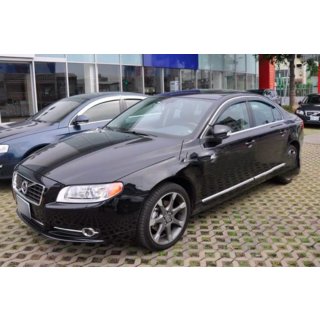 Okenní deflektory s chromovou lištou (4 ks, HIC) Volvo S80 2006–2016 fotografie 2