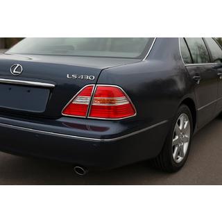Chromové kryty brzdových světel (2 ks, plast) Lexus LS 2001–2006 fotografie 1