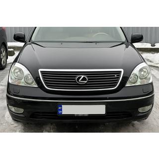 Rámečky světlometů (2 ks, plast) Lexus LS 2001–2006 fotografie 1