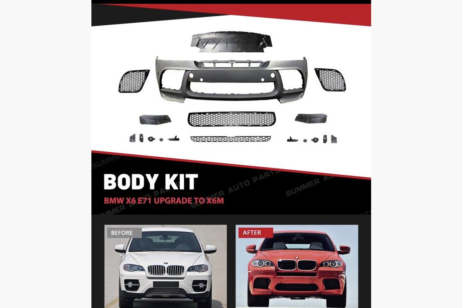 BMW X6 E71 2008–2014 Sada bodykitu (M paket) Image