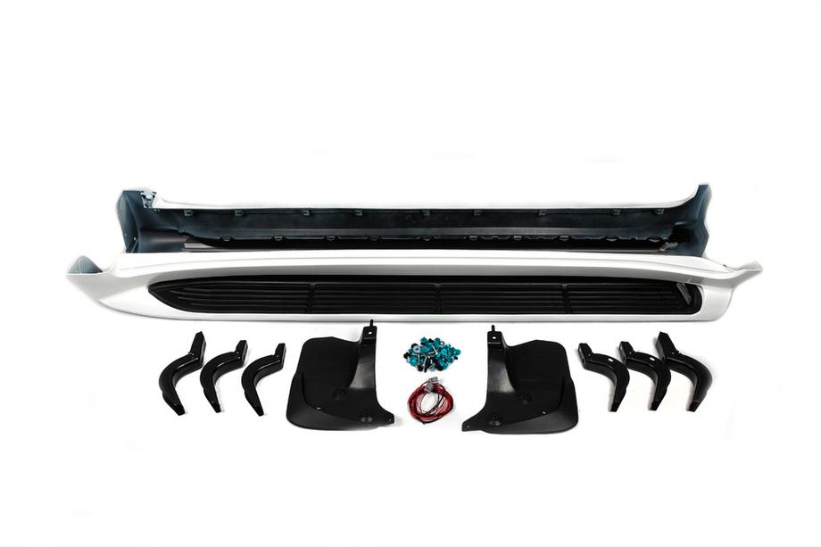 Toyota Land Cruiser 200 2007–2021 Boční nášlapy s LED osvětlením (design 2015-2020) Černá barva Fotografie 9