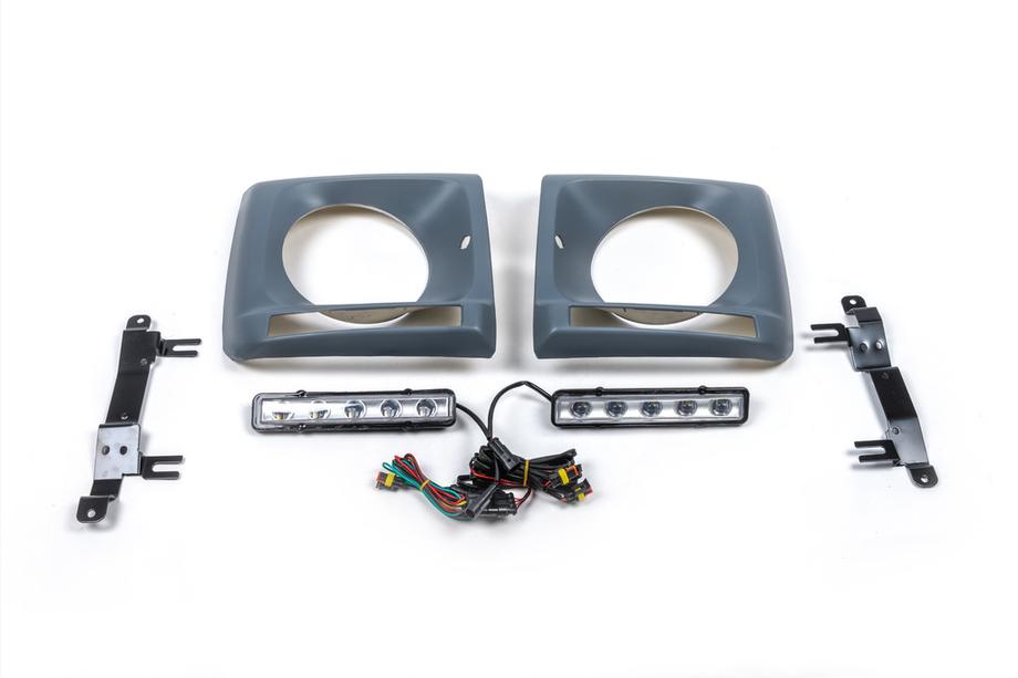 Mercedes G-Class W463 1990–2018 Mračítka na přední světlomety s LED (5 diod, sada) Fotografie 2