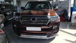 Toyota Land Cruiser 200 2007–2021 Přední nerezový ochranný rám ST014 (2015+) fotografie 3