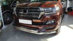 Toyota Land Cruiser 200 2007–2021 Přední nerezový ochranný rám ST014 (2015+) fotografie 6
