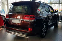 Toyota Land Cruiser 200 2007–2021 Zadní ochranný rám AK002-double (2 ks, nerez) fotografie 2