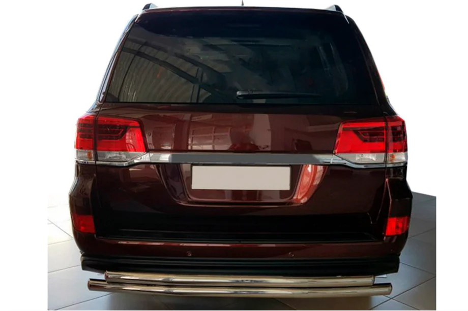 Toyota Land Cruiser 200 2007–2021 Zadní ochranný rám AK002-double (2 ks, nerez) Image